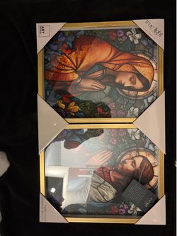 Jesus and Mama Mary frame