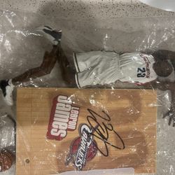 2003 McFarlane toys, autographed, LeBron James figure