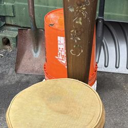 Antique Hitchcock 3 Legged Spinning/Pouting/TimeOut Stool