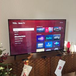 65” TCL Roku Smart TV