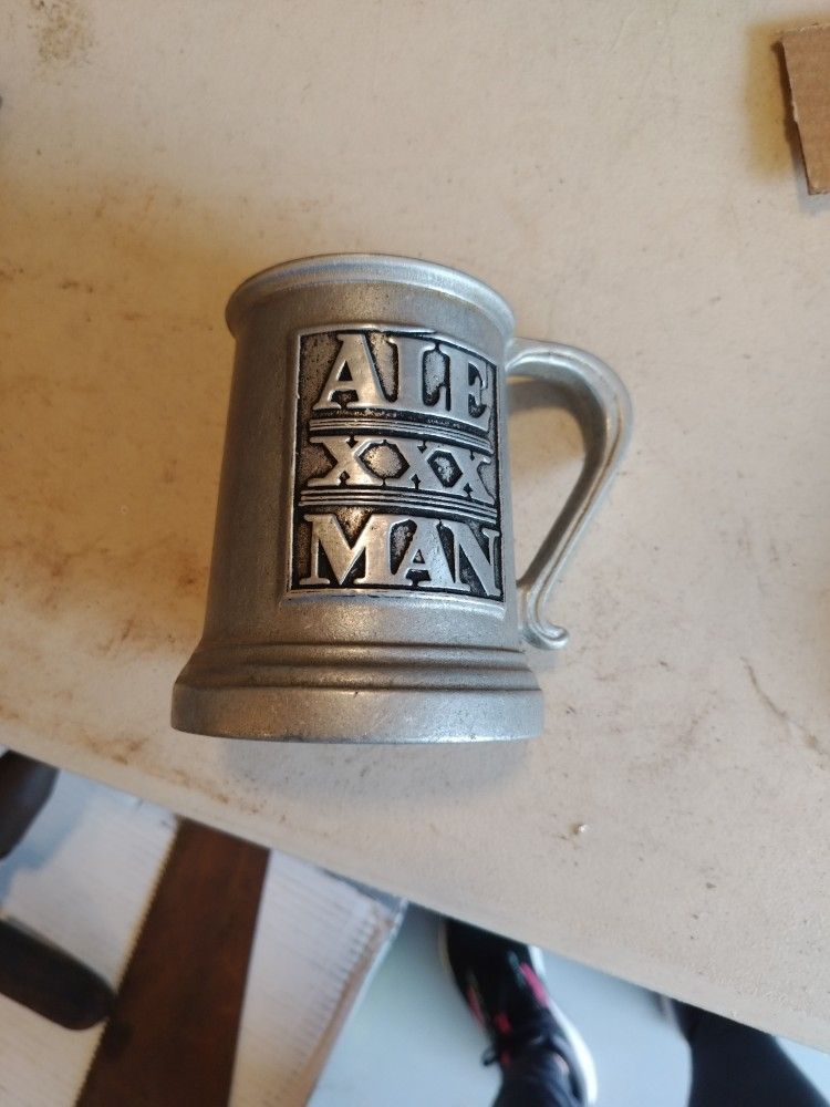 Ale XXX Man Pewter Mug