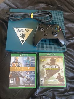 XBOX ONE S (TURQUOISE) W/ CONTROLLER