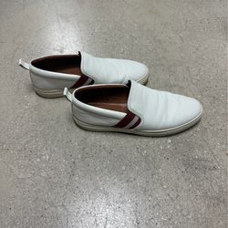 Bally Herald white leather slip-on sneakers