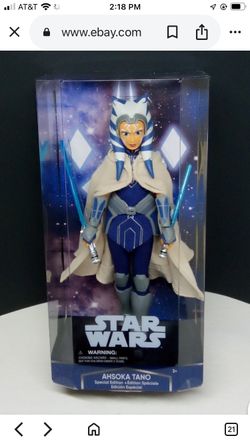 NEW Star Wars Special Edition Ahsoka Tano Doll Action Figure 12" Disney Exclusive