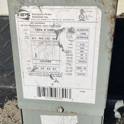 Used Landscape Transformer