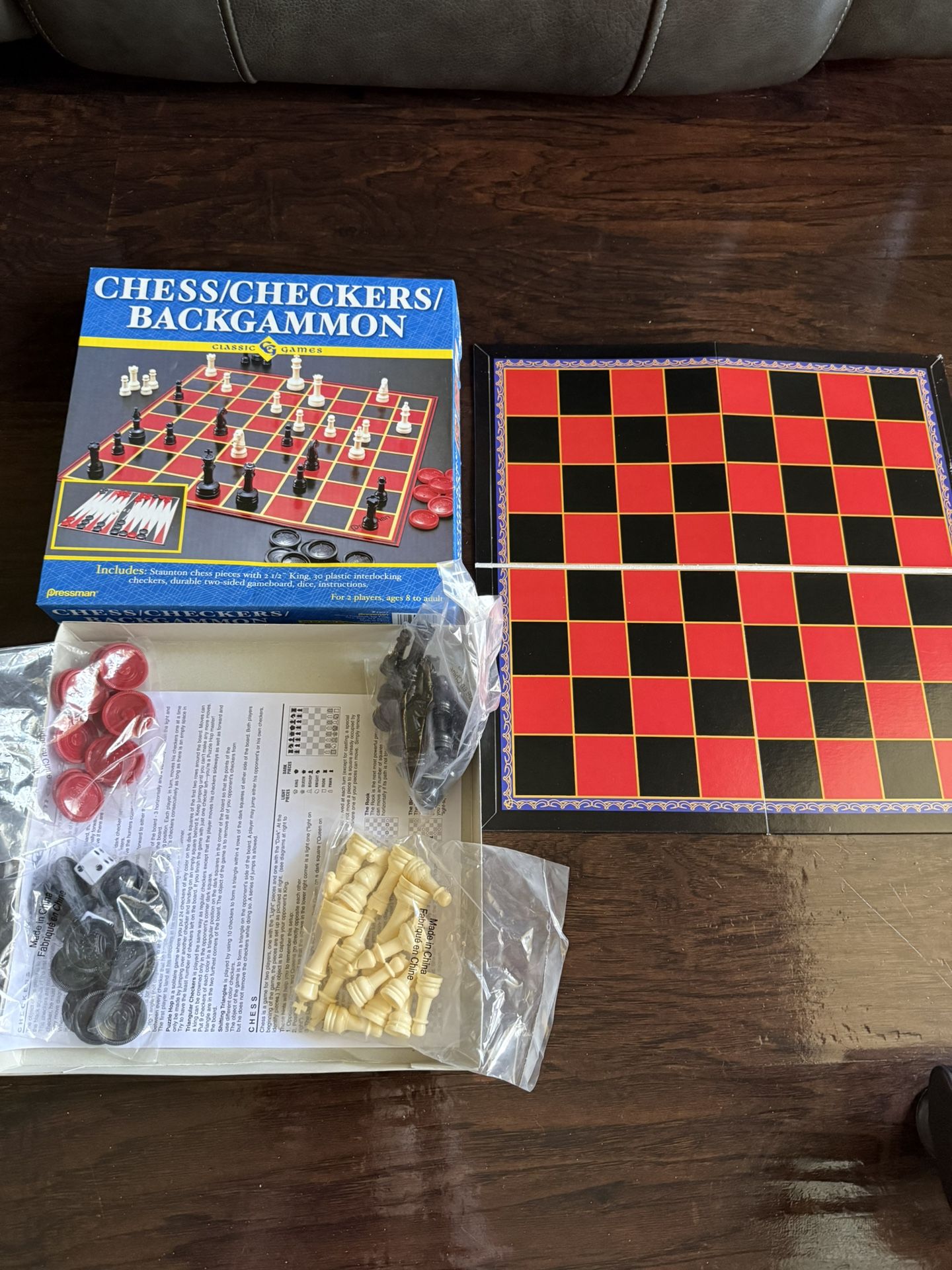 Chess / Checkers / Backgammon Games