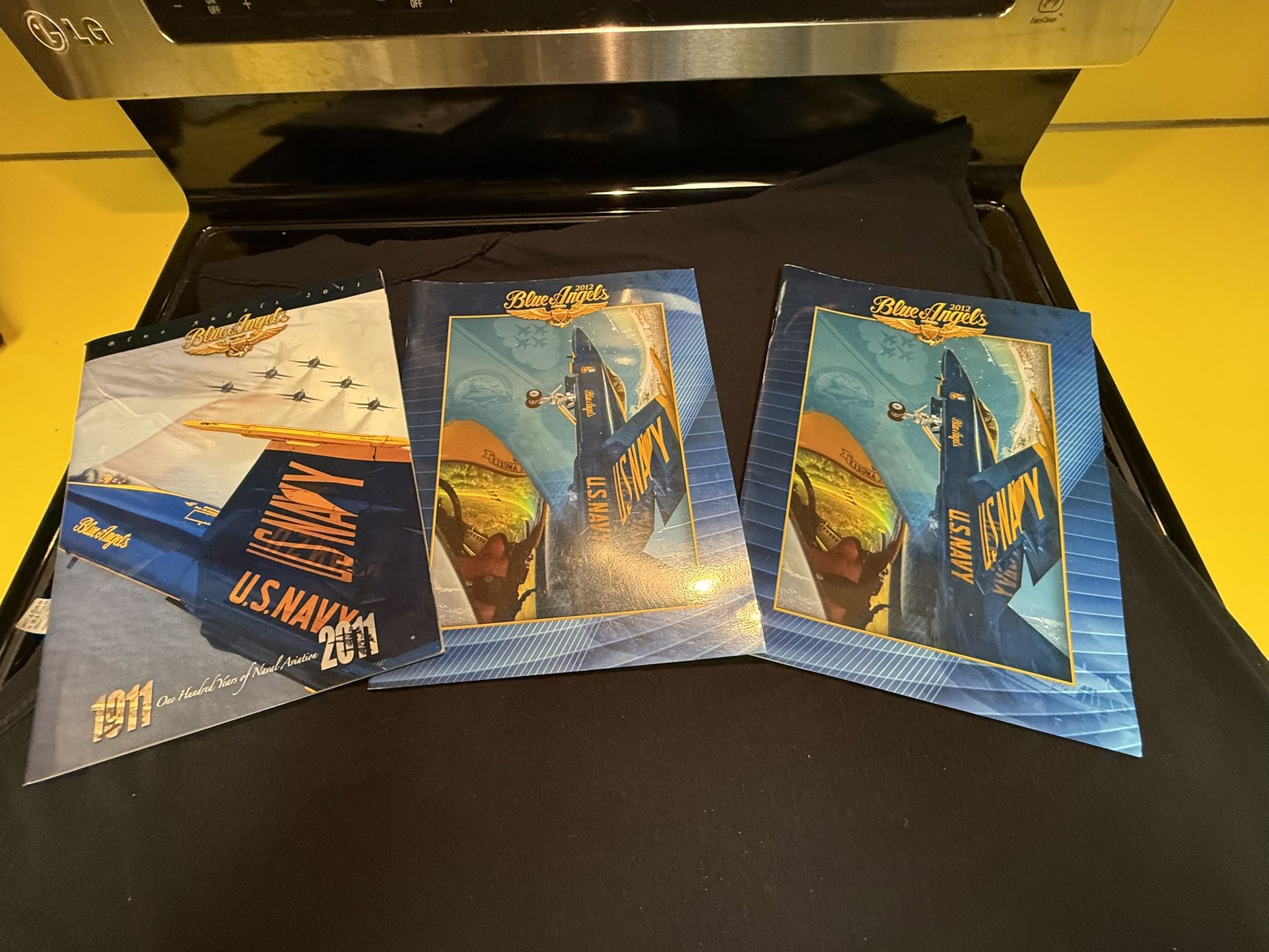 2011 2012 Blue Angels Programs All Three For $10 books