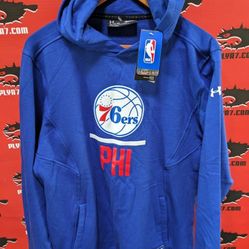 New With Tags XL  Philadelphia 76ers Hooded Sweatshirt 