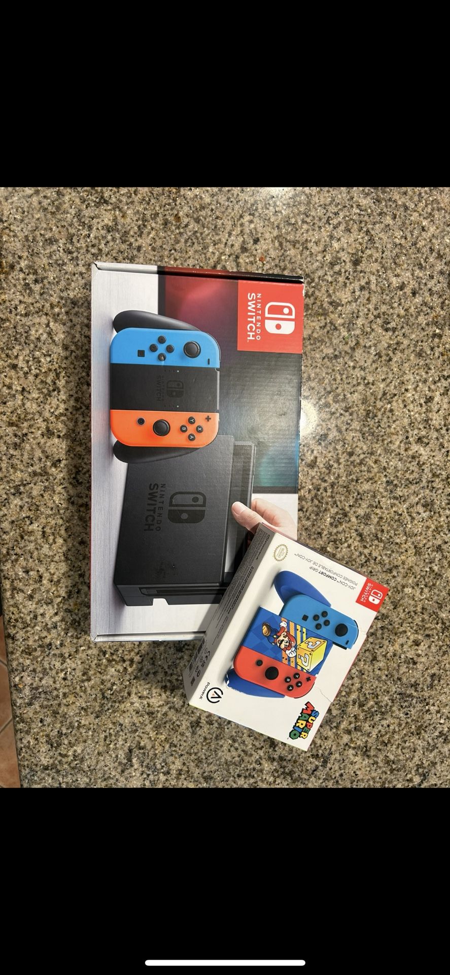 Nintendo switch in box 