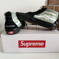 Supreme Dollar Bill Vans Size 10.5, 11