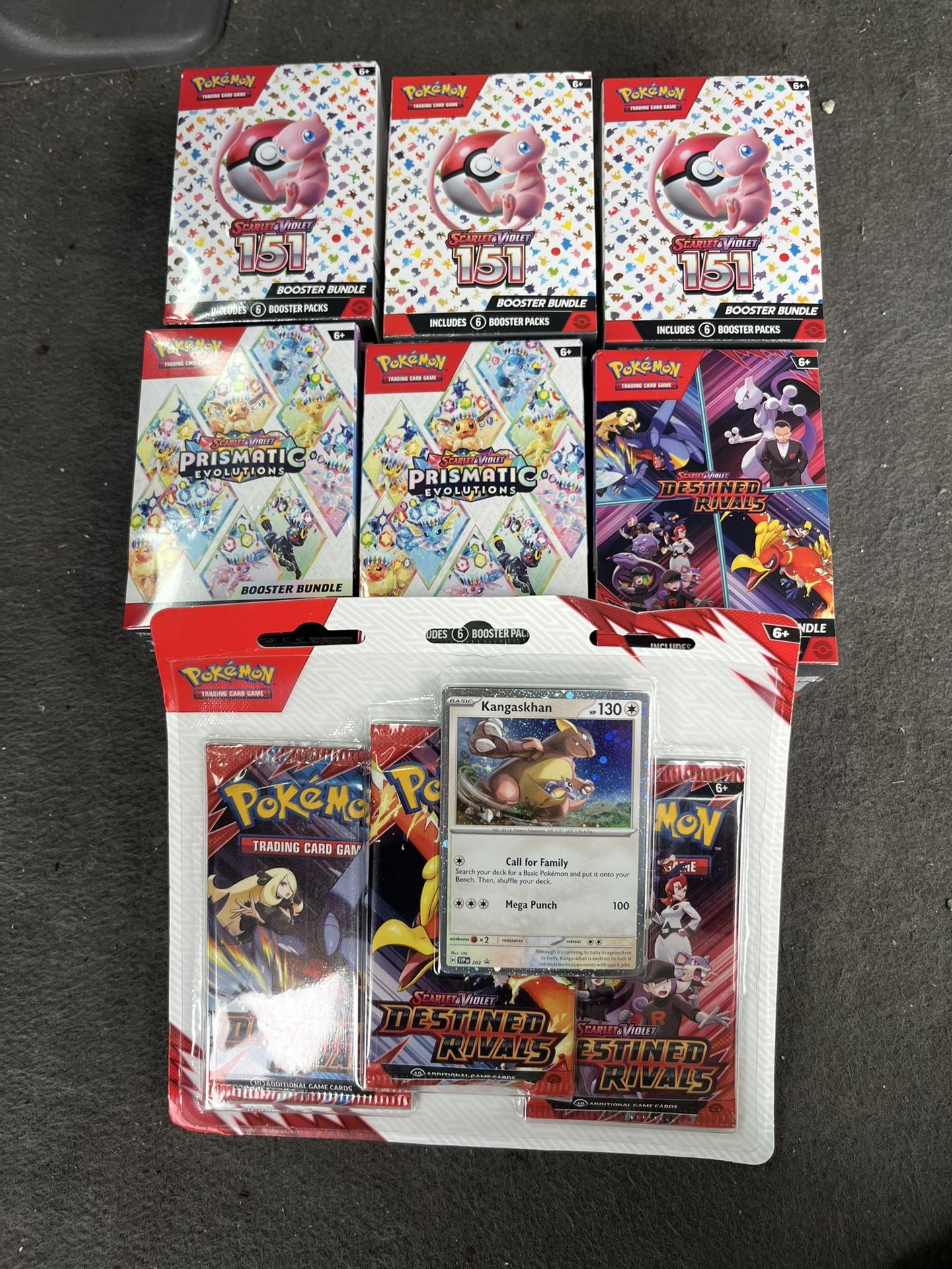 Pokemon 151 Prismatic Evolutions Destined Rivals Brand New Sealed