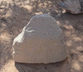 Plastic Rock yard ornament