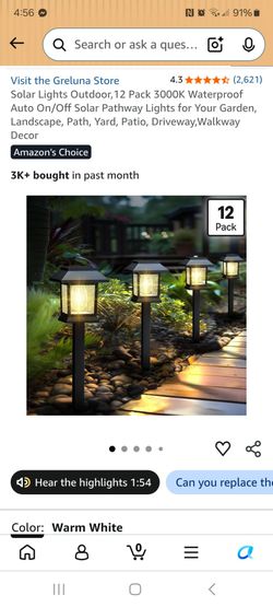 12 pack solar pathway lights new in box pick up in pomona $35