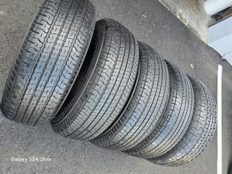 4 Used Trailer Tires 205 75r14 Goodyear Endurance, LR D ,65 PSI $199.00