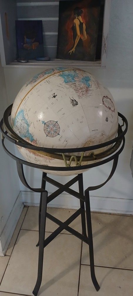 Replogle Globes Large Balancing Globe with Metal Stand
