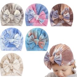Newborn Baby Cotton Cloth Turban Toddler Rabbit Hospital Hat Ear Hat Kids Set Baby Cap