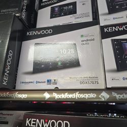 Kenwood DMX4707S 6.8" Digital Media Touchscreen Receiver w/Apple CarPlay and Android Aut