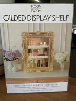 Room 2 Room Gilded Display Shelf