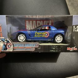 Collectible Captain America Diecast Car 