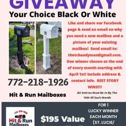 New Mailbox 📫 Giveaway!