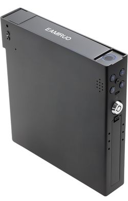 Car Gun Safe - Quick Access Vehicle Handgun Safe with Fingerprint & Keypad & Key, Pop Up Biometric Gun Safe for Car and Bedside, Rapid Deployment Vehi