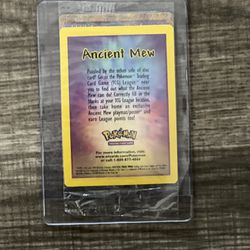 Pokemon. Sealed Ancient Mew Card