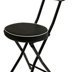 Cushioned Padded Folding Stool