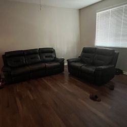 Leather Sofa, And Loveseat Recliners