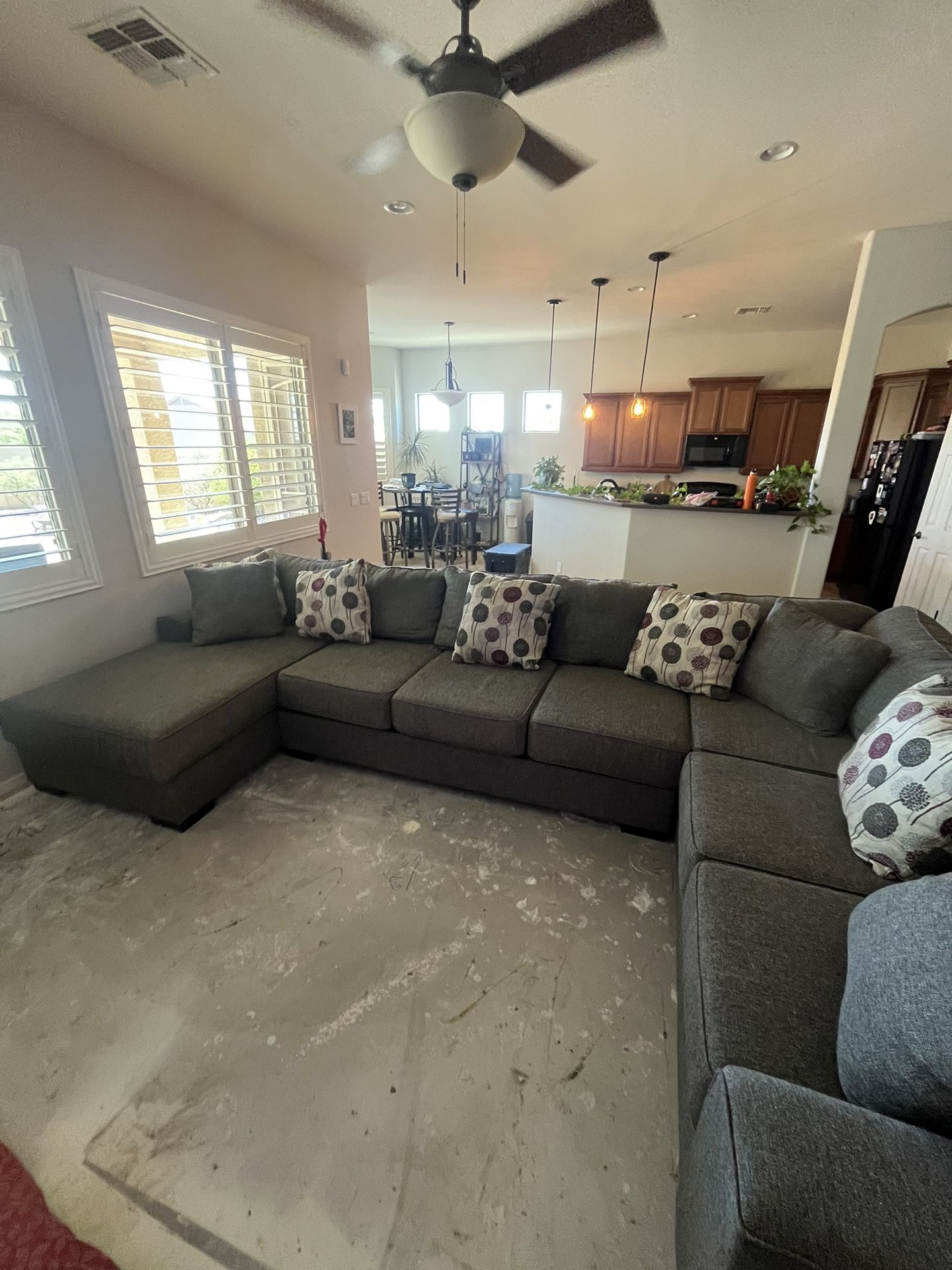 Gray Sectional Couch