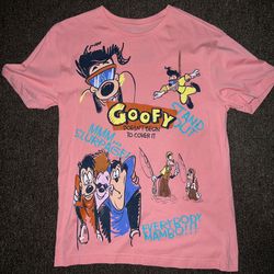 Disney Goofy Movie T-shirt Size XS Pink