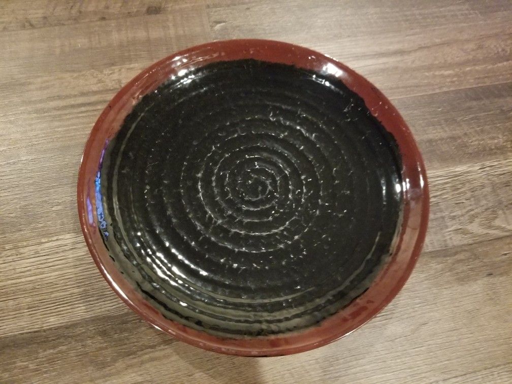 Black And Brown Plate
