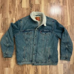Levi’s Sherpa Lined Denim Jean Jacket 