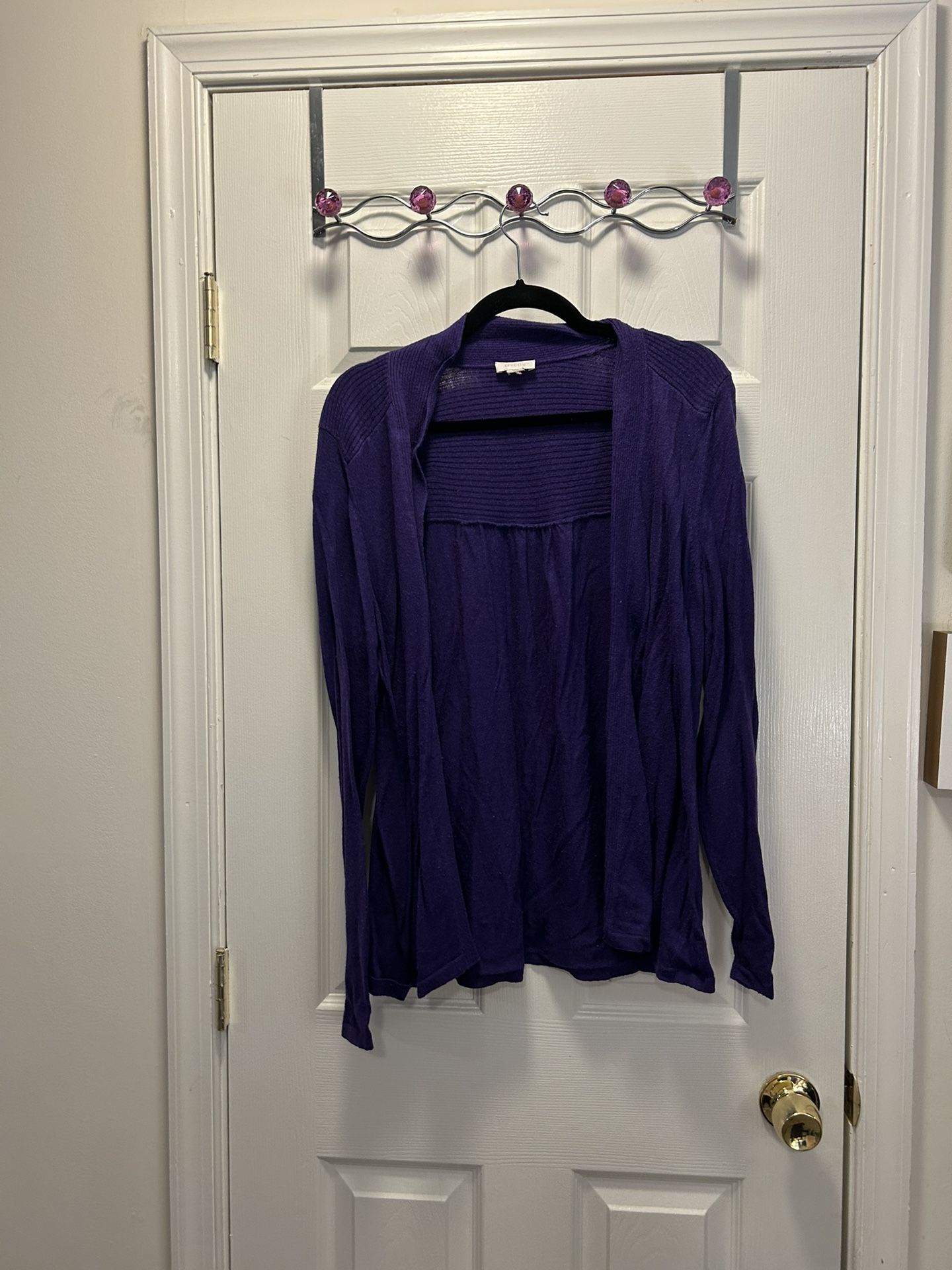 Purple Cardigan