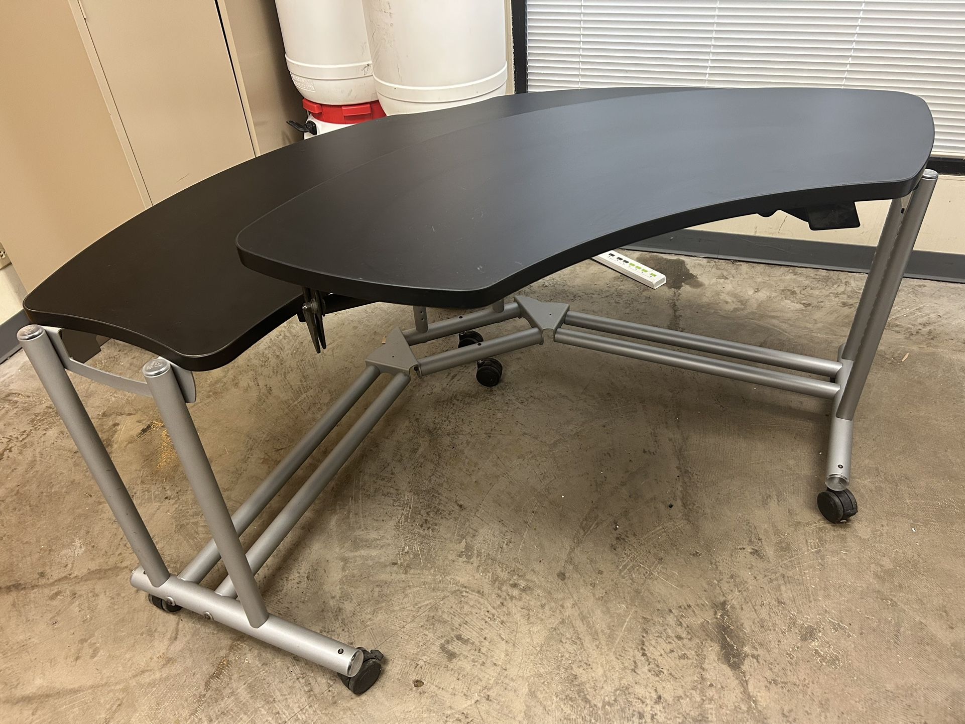 Anthro Fit Console Computer / Gaming Sit/Stand Desk