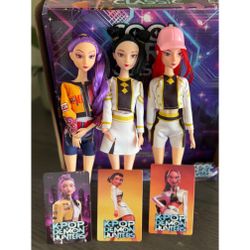 KPop Demon Hunter Dolls With Music 3pc Set 