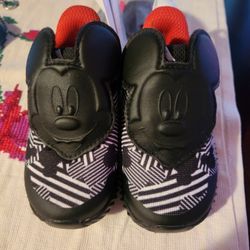 New Black Mickey Adidas Baby Boy Shoes