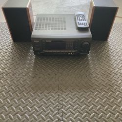 Aiwa AV-X200 Dolby AV Receiver Super Bass Big Power Plus KLH Speakers