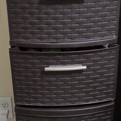 (2) Brown Organizers 