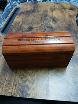Sequioa And Kings Canyon Small Trinket Wood Box