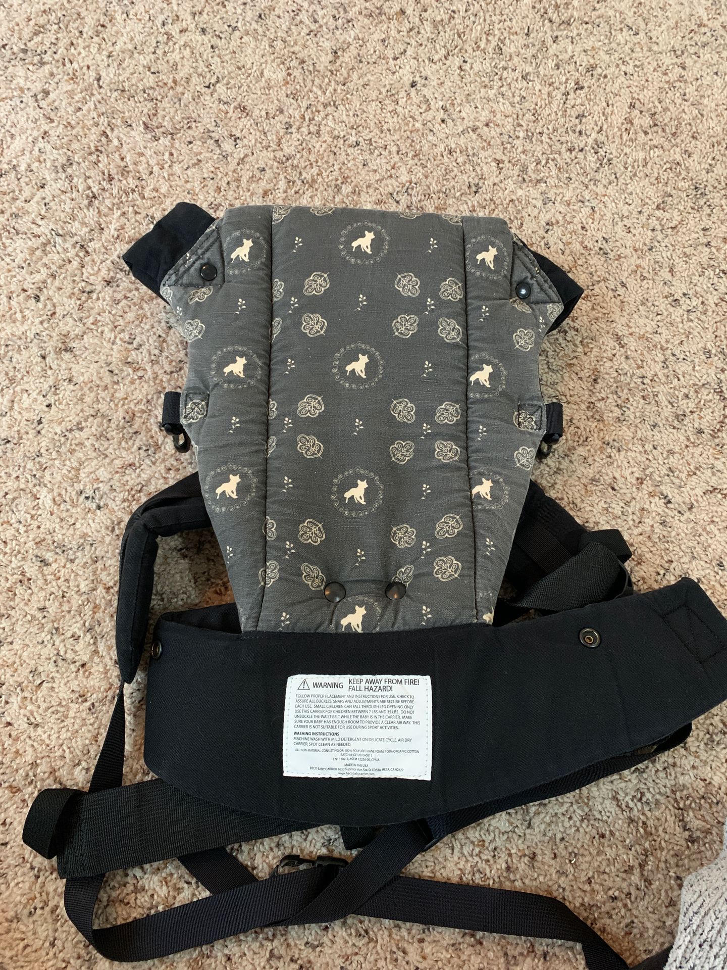 Beco baby carrier
