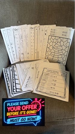 Kids Learning Worksheets Bundle