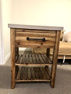 Side Table / Small Console Table Modern Industrial