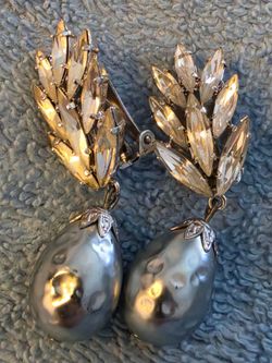 Vintage Western Germany clip-on earrings