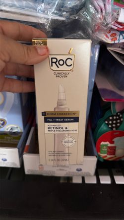 RoC Derm Correxion Fill + Treat Retinol & Hyaluronic Acid Serum, 0.34 fl oz