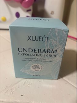 Underarm exfoliating scrub