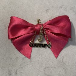 Juicy Couture Pink Gold Tone Bow
