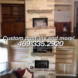 Custom Cabinets, Tree Hall, Shelving, Shiplap And More