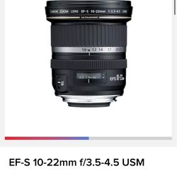 Canon 10-22mm lens