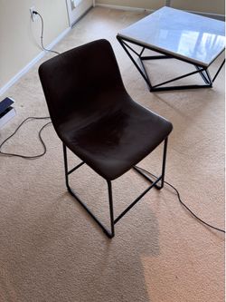 High boy brown chairs