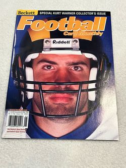 Beckett Football Card Monthly Kurt Warner Issue